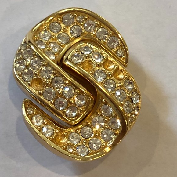 Christian Dior Vintage Rhinestones Earrings - Picture 3 of 7